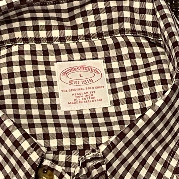 Brooks Brothers Checkered Button-Up Shirt - Picture 2 of 2
